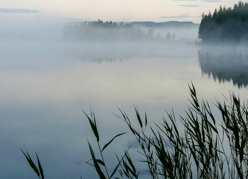 Early morning on the lake