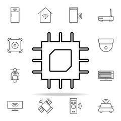 GPU icon. internet things icons universal set for web and mobile