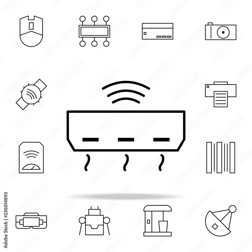 Poster router icon. internet things icons universal set for web and mobile