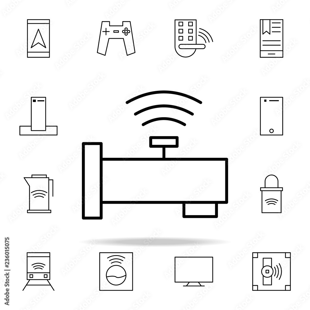 Poster faucet icon. internet things icons universal set for web and mobile