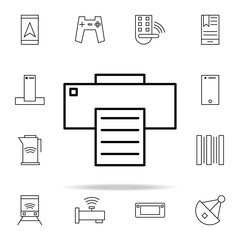 printer icon. internet things icons universal set for web and mobile