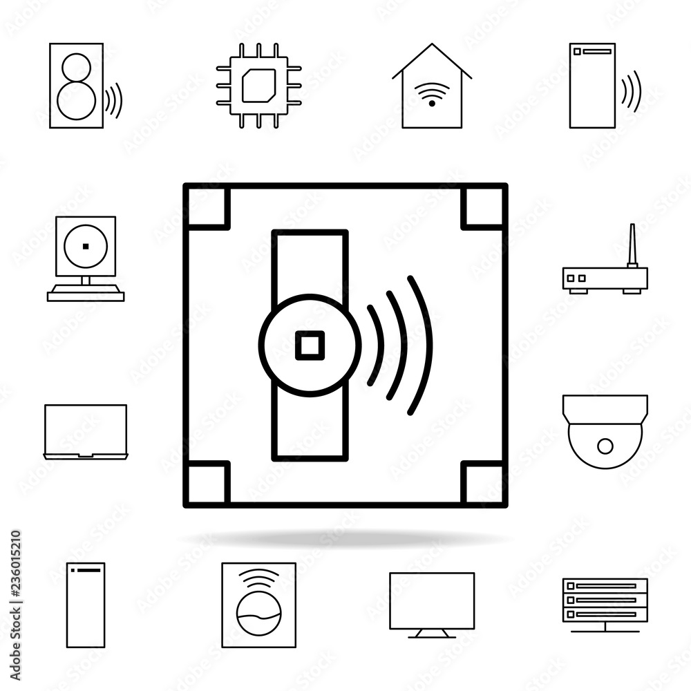 Poster safe box icon. internet things icons universal set for web and mobile