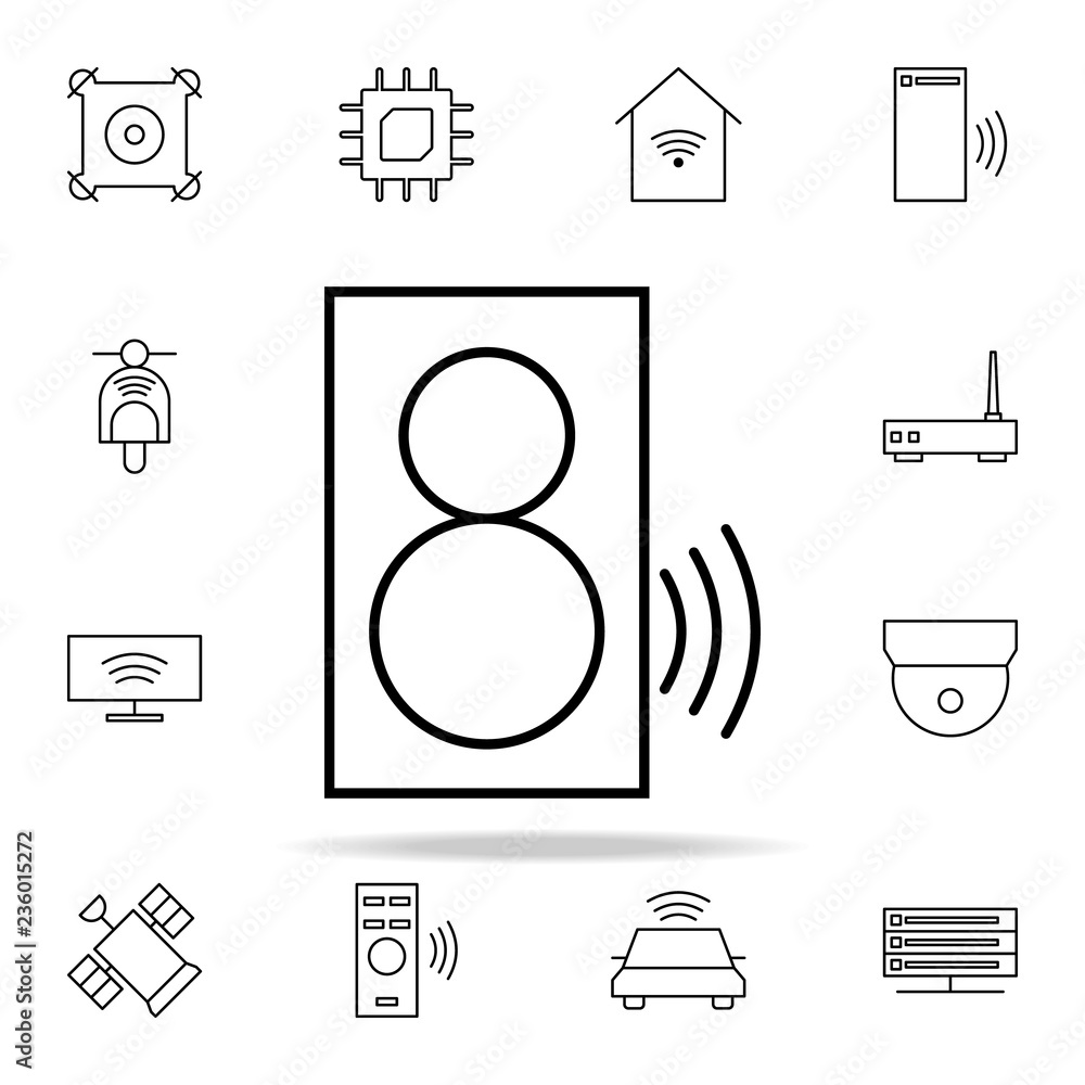 Poster speaker icon. internet things icons universal set for web and mobile