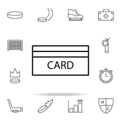 map icon. hockey icons universal set for web and mobile