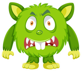Obraz premium A green monster character