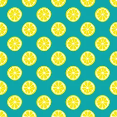 Photo sur Plexiglas Citrons Fond de citrons frais. Papier peint coloré