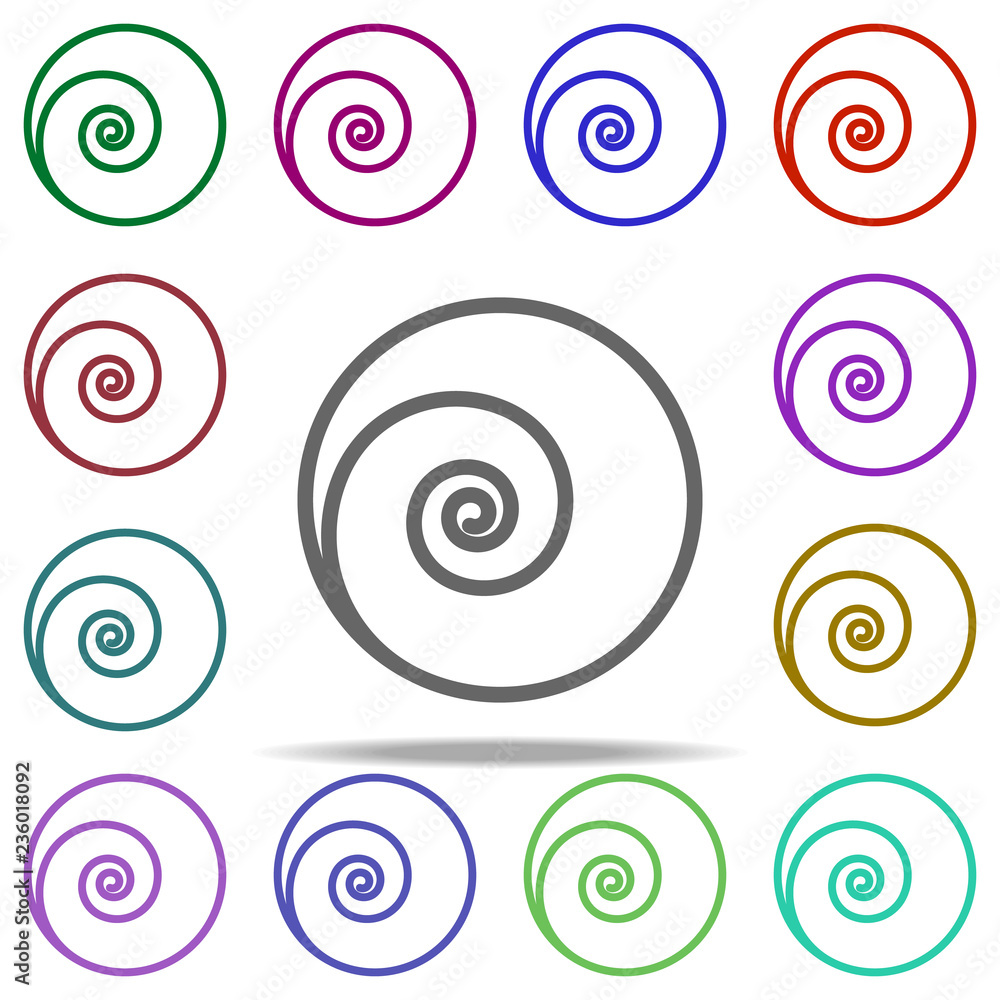 Poster lollipop icon. elements of autumn in multi color style icons. simple icon for websites, web design, 