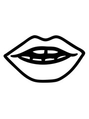 cool mund lippen reden sexy lippenstift rot schön frau weiblich girl mädchen clipart comic cartoon design
