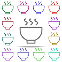 soup plate icon. Elements of autumn in multi color style icons. Simple icon for websites, web design, mobile app, info graphics