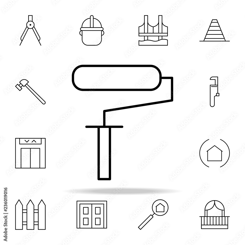Poster cushion icon. architecture icons universal set for web and mobile
