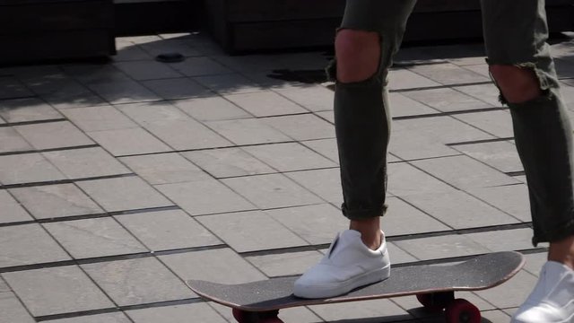 Man on skateboard!