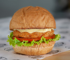 burger, burger, sandwich