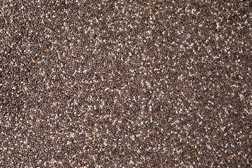 Texture black seeds chia or Salvia hispanica
