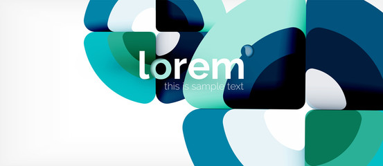 Circle abstract background