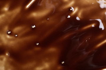 brown Melted chocolate texture background