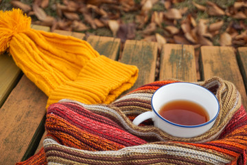 Tea break on cold days  寒い日に飲む紅茶