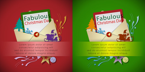 Abstract of Christmas Background and Template.  Christmas Icon and Party Concept. Vector and Illustration, EPS 10.