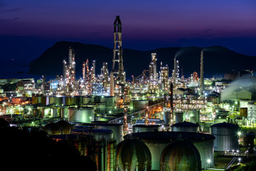 Fototapeta premium 工場夜景