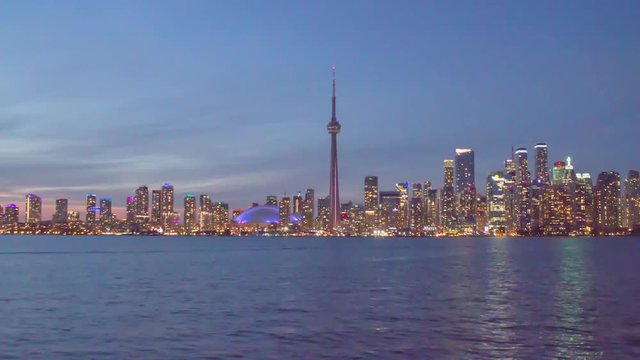 Toronto from Lake Ontario- Downtown Skyline