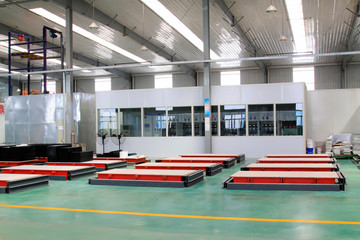 Solar energy equipment production workshop