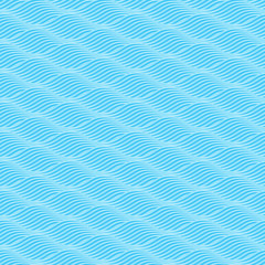 Fototapeta premium pattern of twisty waves lines seamless vector background