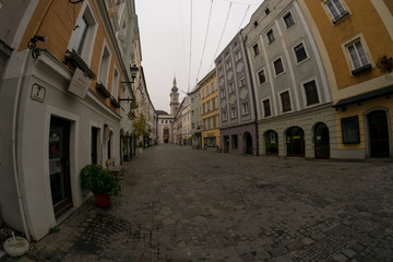 Obraz premium Blick in die Altstadt von Linz in Oberösterreich