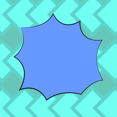 Design business Empty template isolated Minimalist graphic layout template for advertising . Blank Color Explosion Blast Scream Speech Bubble Vector for Promotion Ads