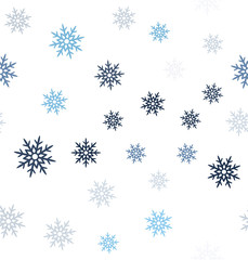 Snowflake pattern. Seamless vector
