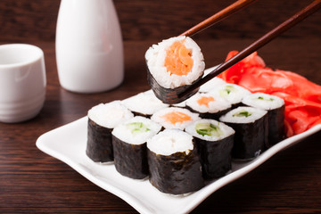 Japanese sushi traditional japanese food