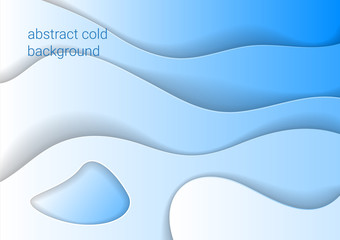 3D abstract background and paper cut shapes. Vector design layout for business presentations, flyers, posters and invitations. Colorful carving art