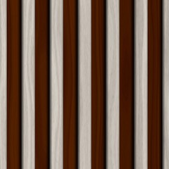 Fototapeta premium Wooden lattice on wood background. Seamless pattern.