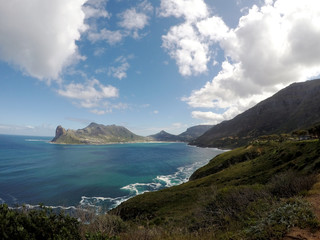 Fototapeta na wymiar View of Cape Peninsula in Cape Town, South Africa