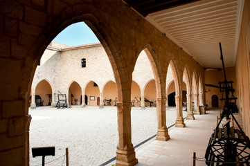 Castle Courtyard - Mora de Rubielos - Spain