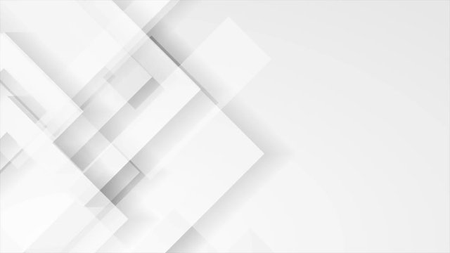 Abstract light grey technology geometric motion graphic design. Seamless looping. Video animation Ultra HD 4K 3840x2160