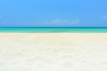 Beautiful beach and tropical sea