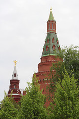 The Corner Arsenalnaya Tower of the Moscow Kremlin