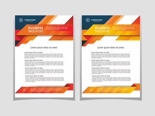 Business brochure flyer design template