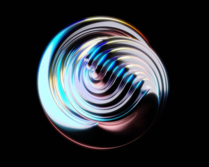 Abstract waves - 3D Illustration