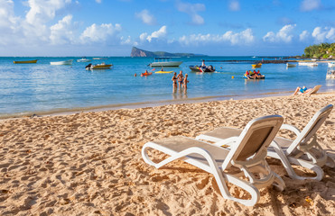 Plage de Bain-Boeuf, Coin de Mire, Île Maurice 