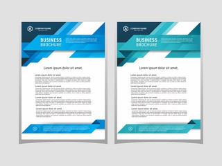 Business brochure flyer design template