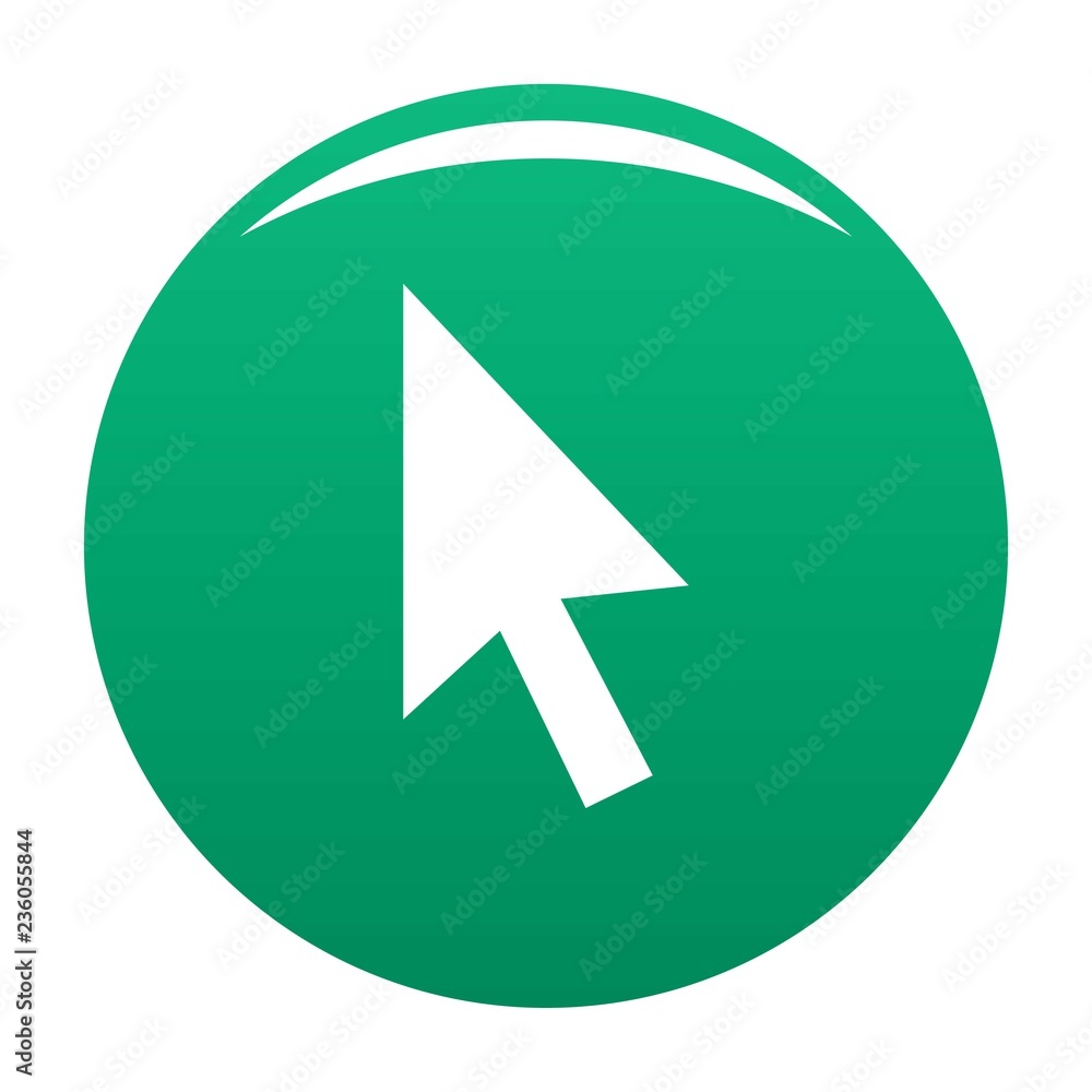 Leinwandbilder cursor normal element icon. simple illustration of cursor normal element vector icon for any design 