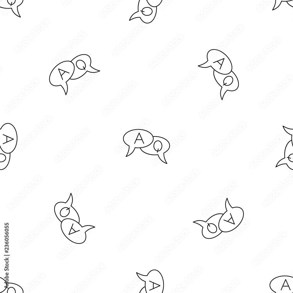 Poster chat translate pattern seamless vector repeat geometric for any web design