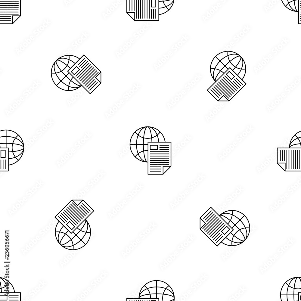 Poster global document pattern seamless vector repeat geometric for any web design