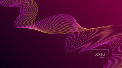 Abstract background. Fluid gradient shapes composition. Futuristic design posters. Eps10 vector.