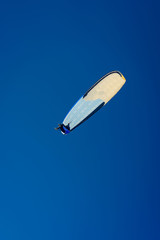 Paragliding in winter