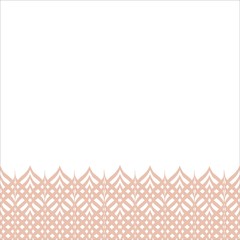 Linear Strokes Interlocked Seamless Horizontal Border