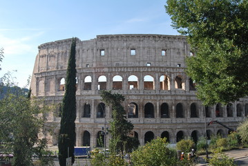 Il Colosseo a Roma, Italia