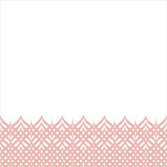 Linear Strokes Interlocked Seamless Horizontal Border
