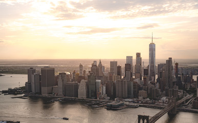Obraz premium Aerial View of Manhattan