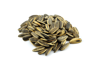 sunflower seed for snack isolated on white background